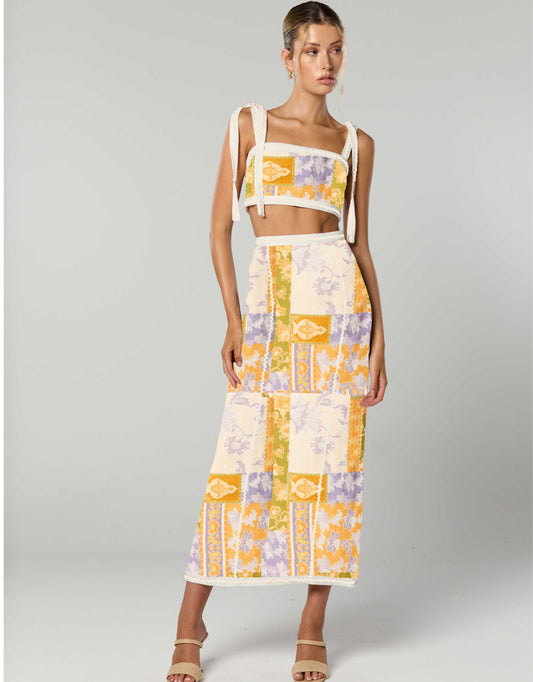 Winona - Billie Crop Top & Midi Skirt, SET