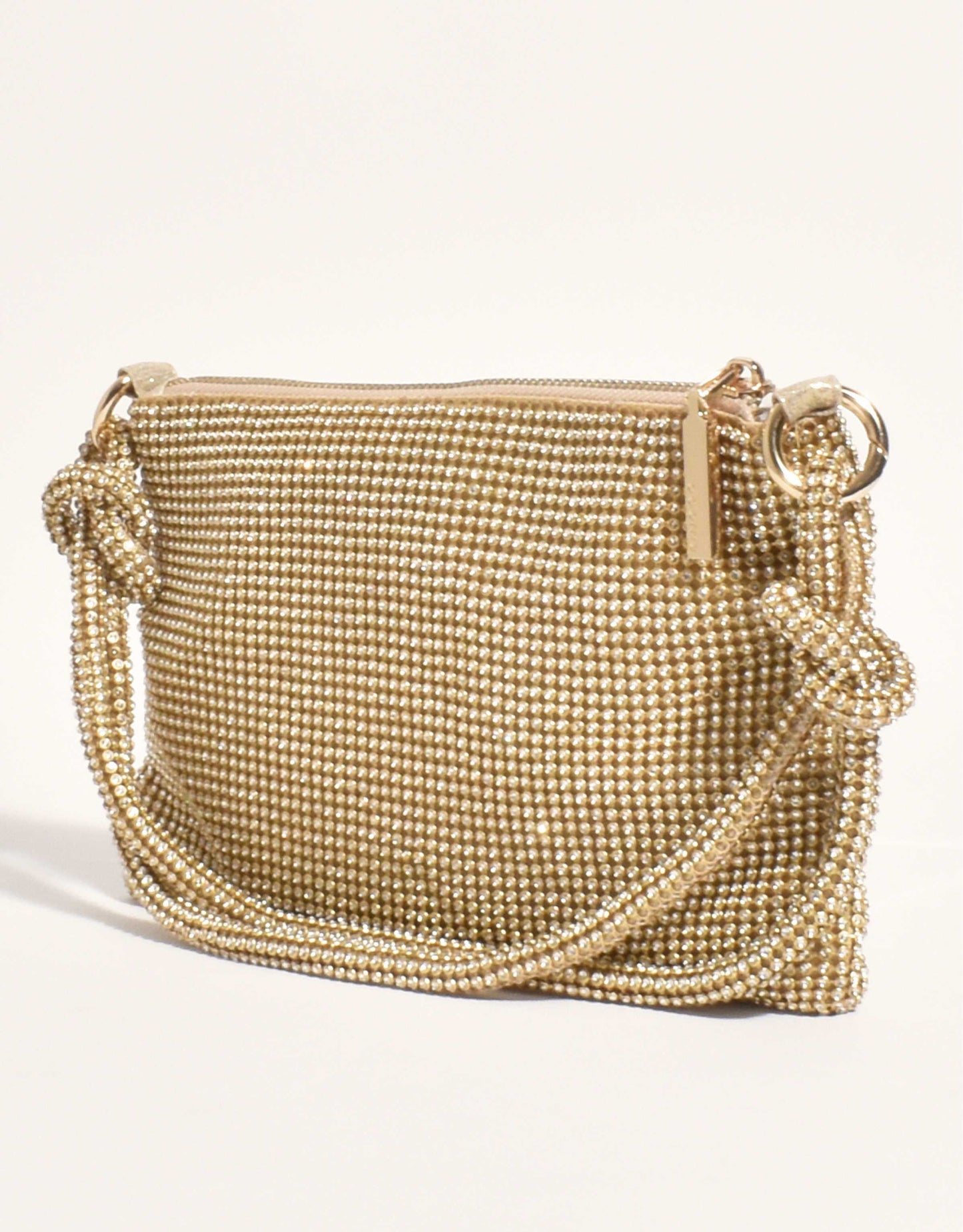 Cassidy Jewelled Shoulder Bag, Gold