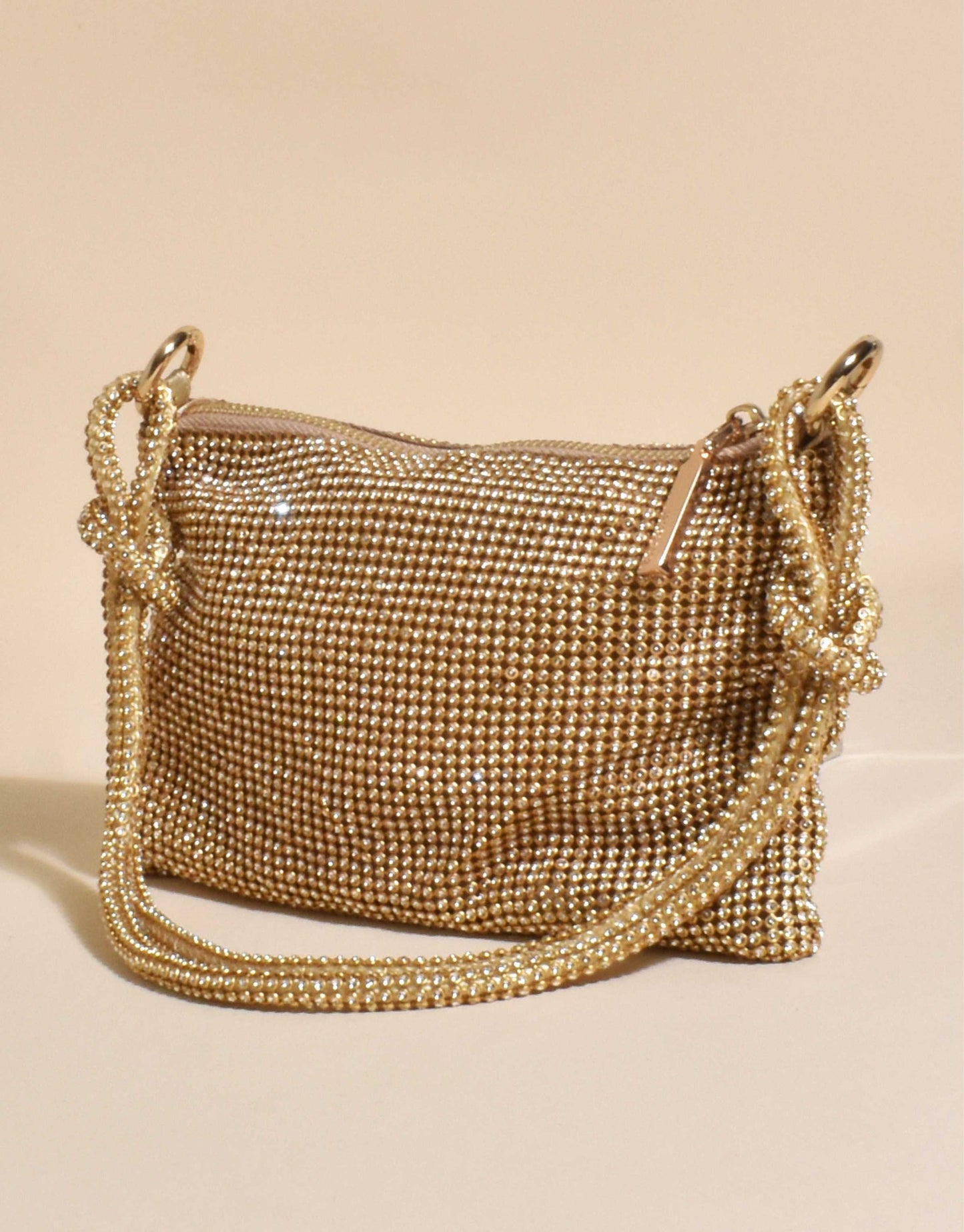 Cassidy Jewelled Shoulder Bag, Gold