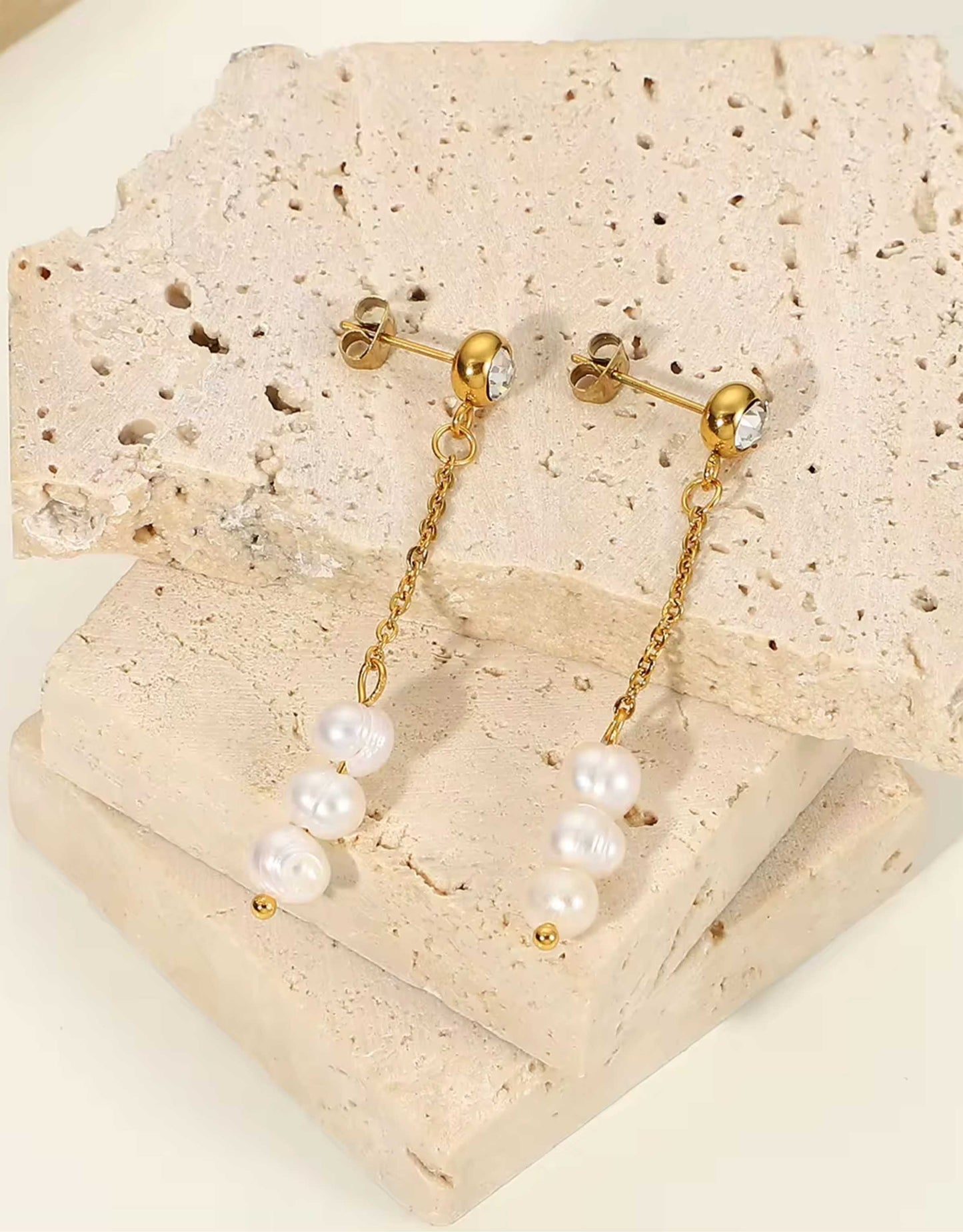 Charlotte Pearl Drop Earrings