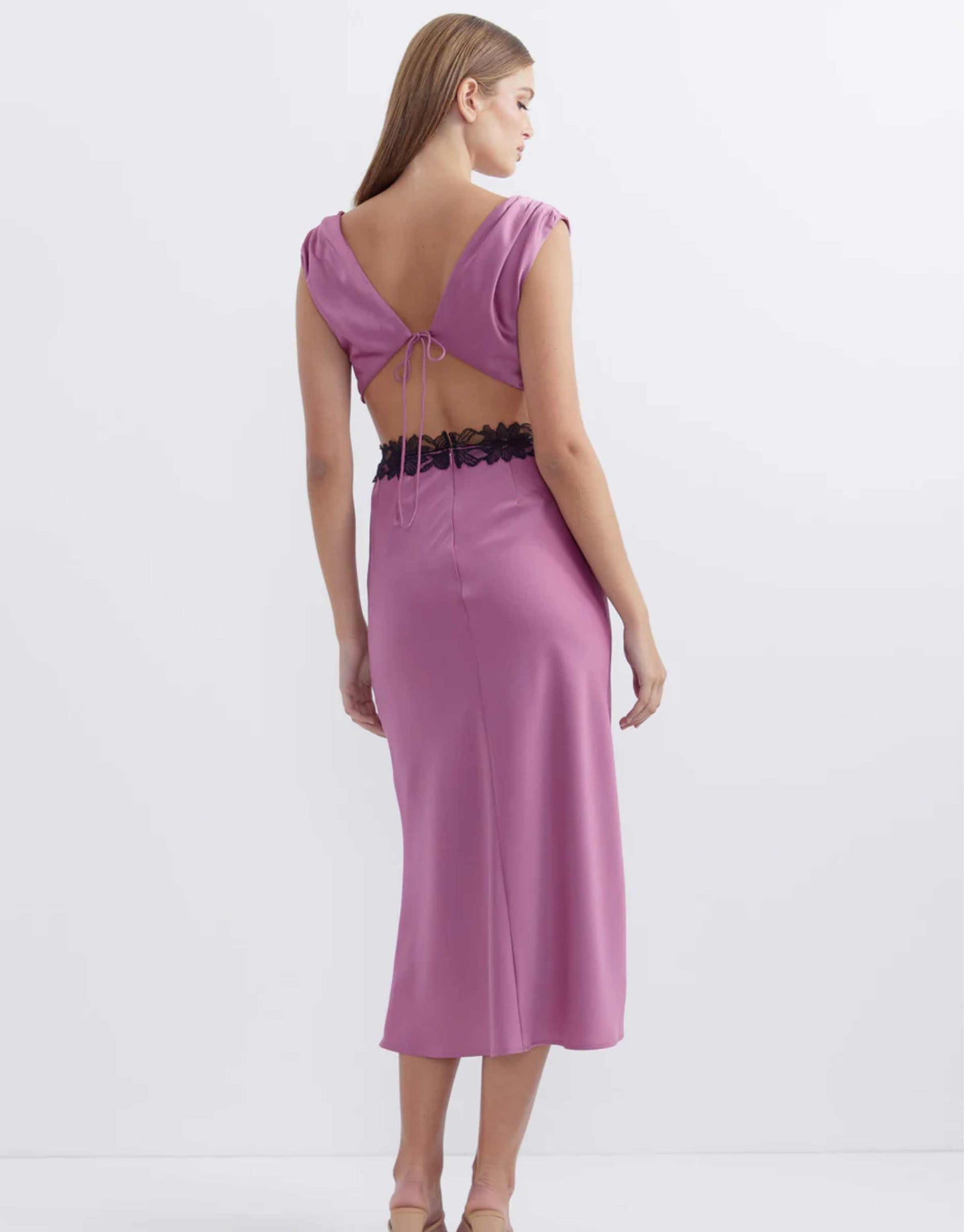 Pasduchas - Alight Lace Midi, Mulberry