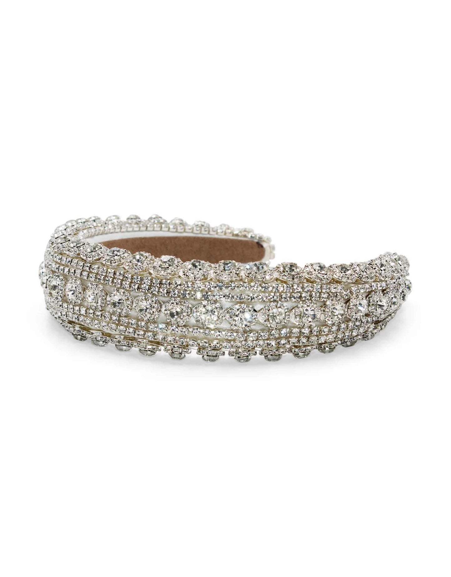Morgan & Taylor - Avah Headband, White/Silver