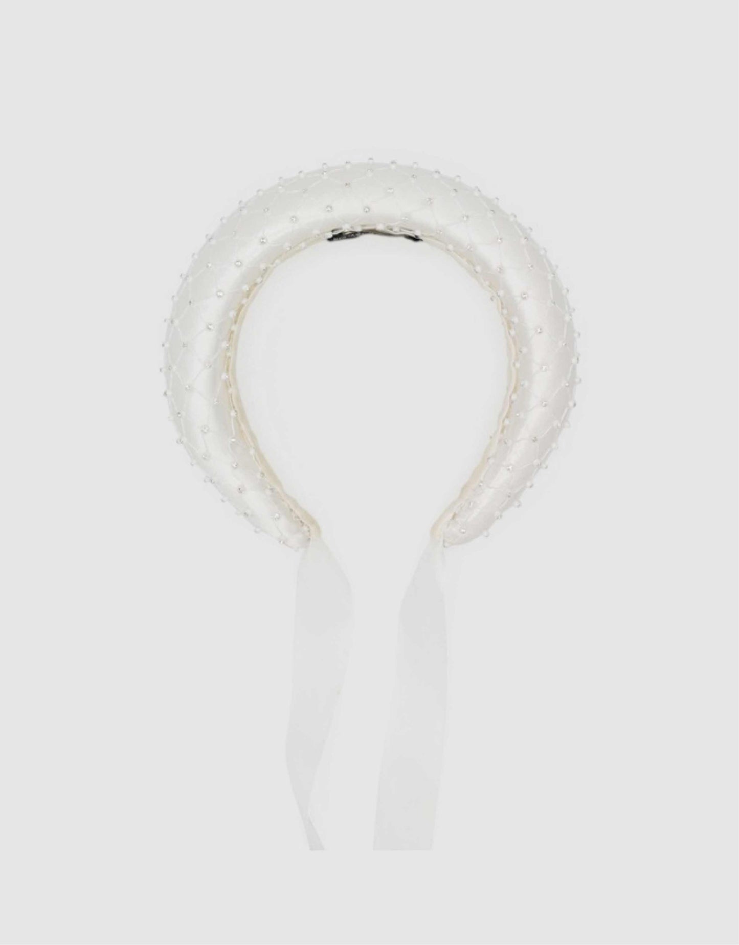 Morgan & Taylor - Rita Headpiece, White