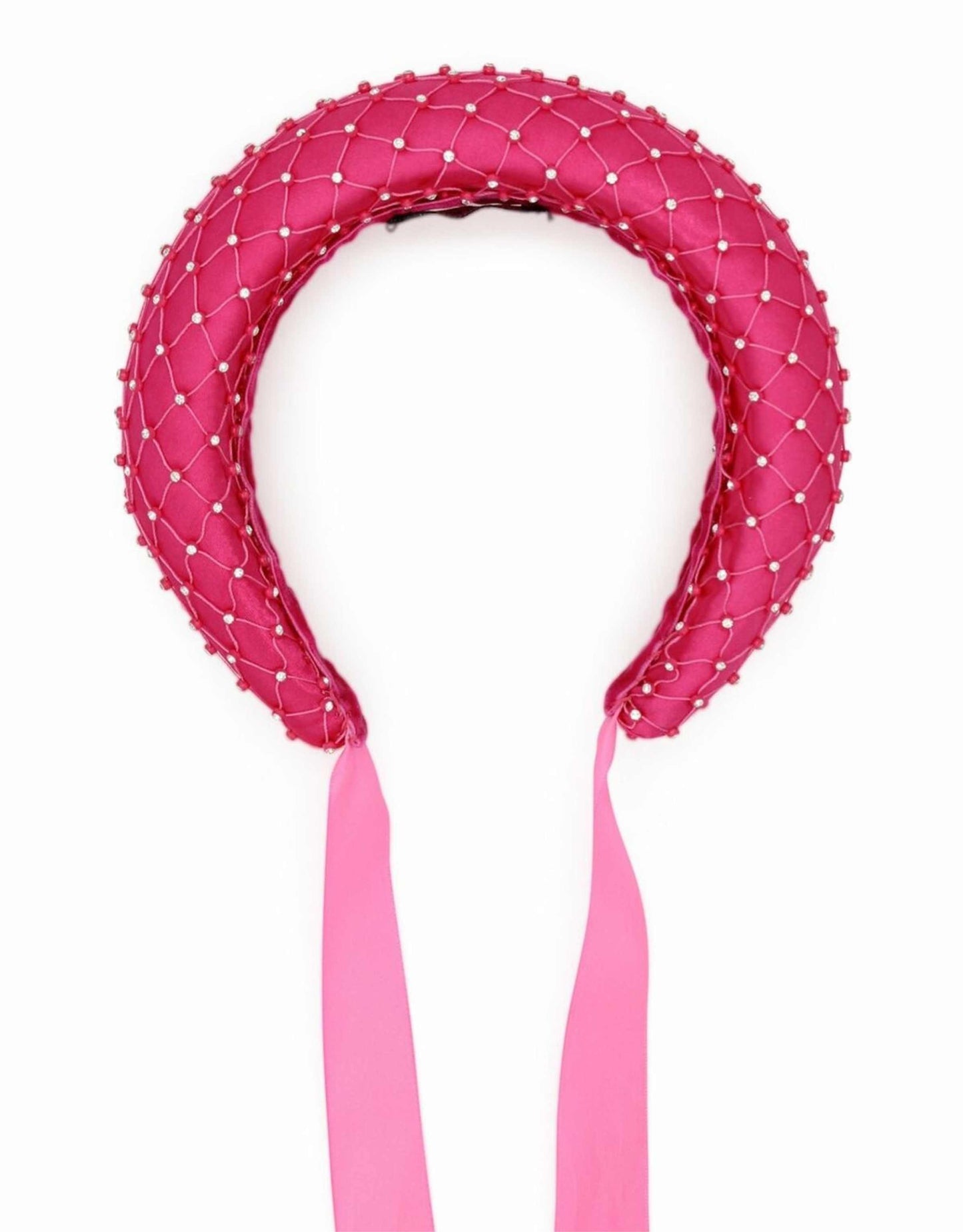 Morgan & Taylor - Rita Headpiece, Hot Pink
