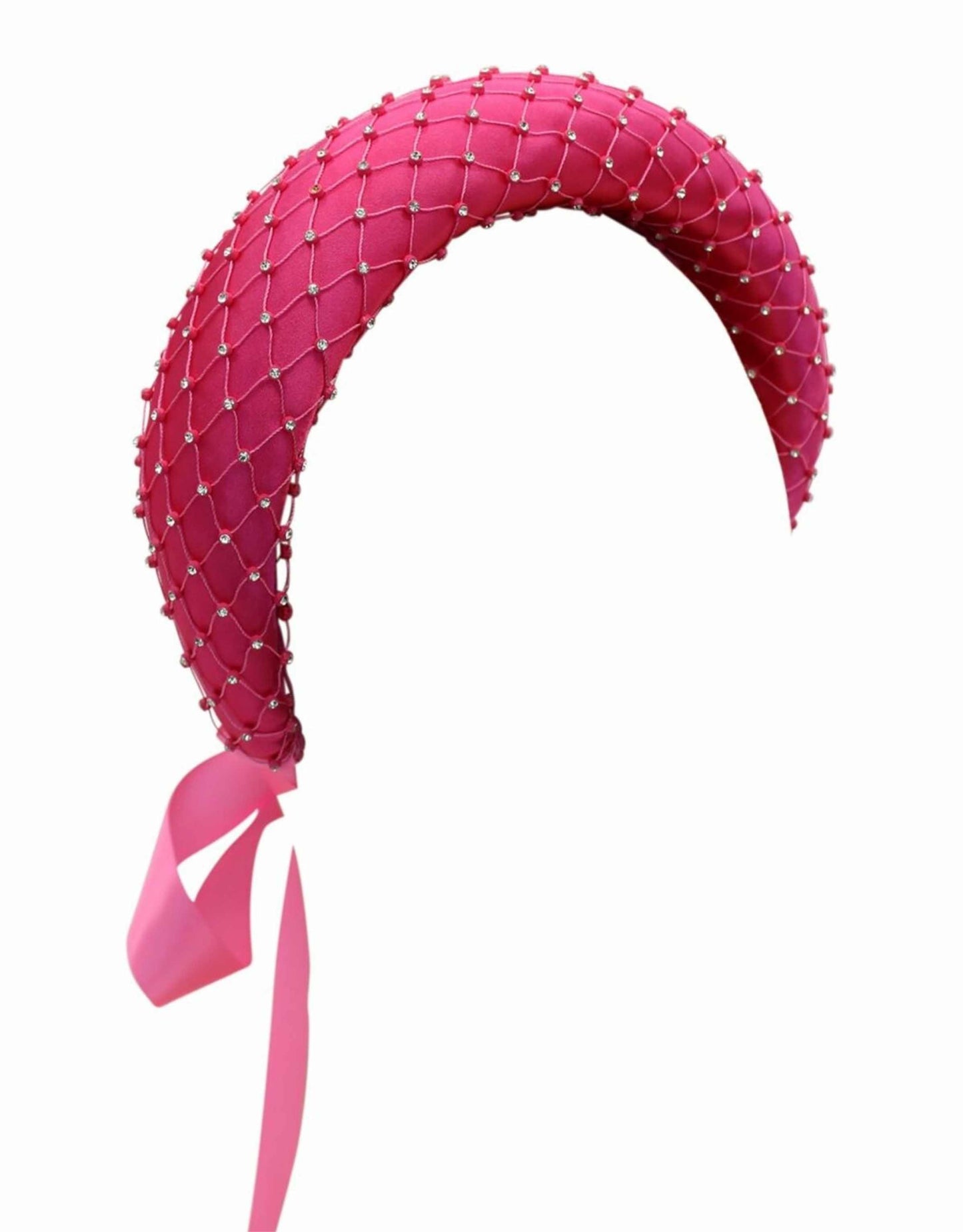 Morgan & Taylor - Rita Headpiece, Hot Pink