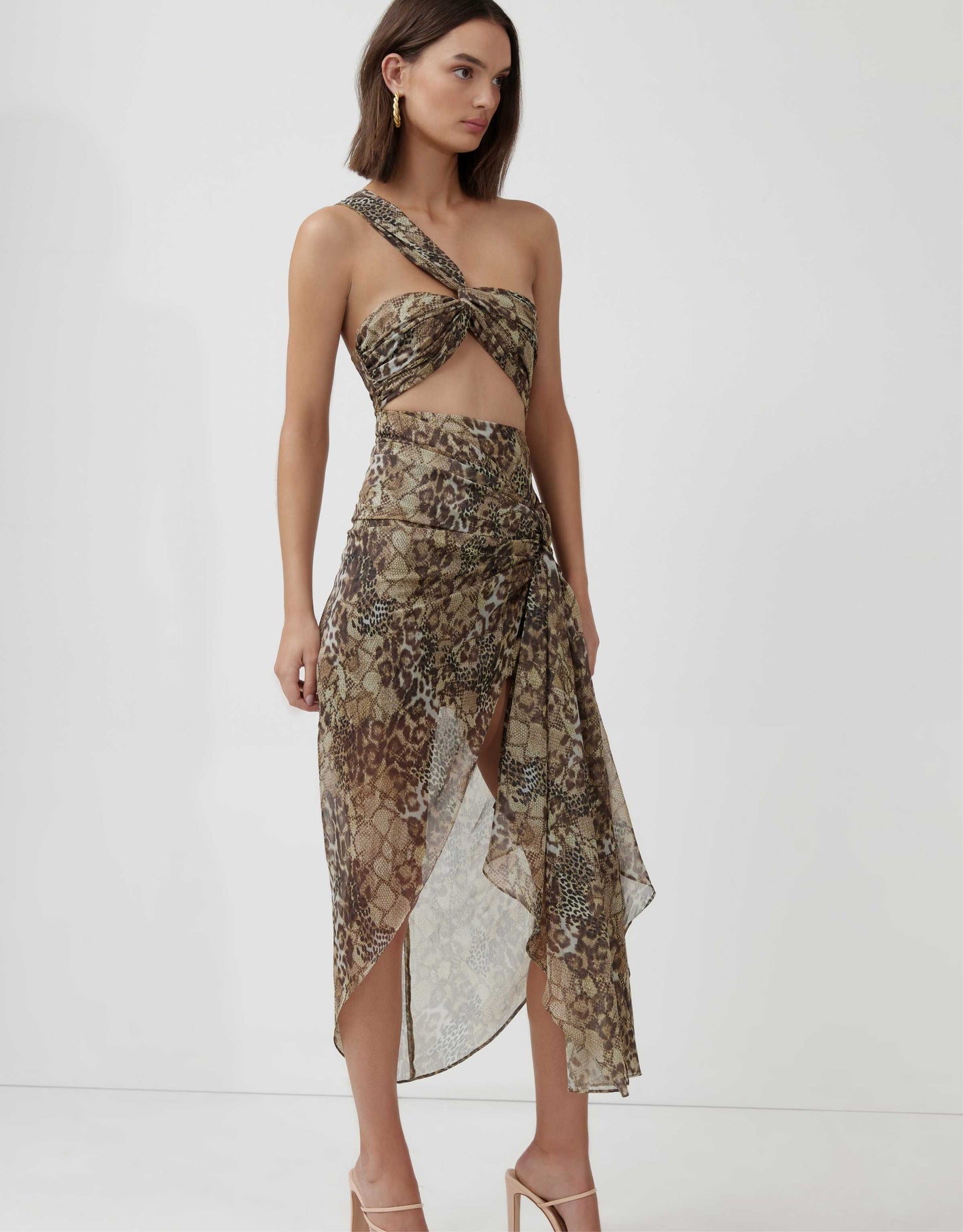 Lexi - Lotus Dress, Wild Olive