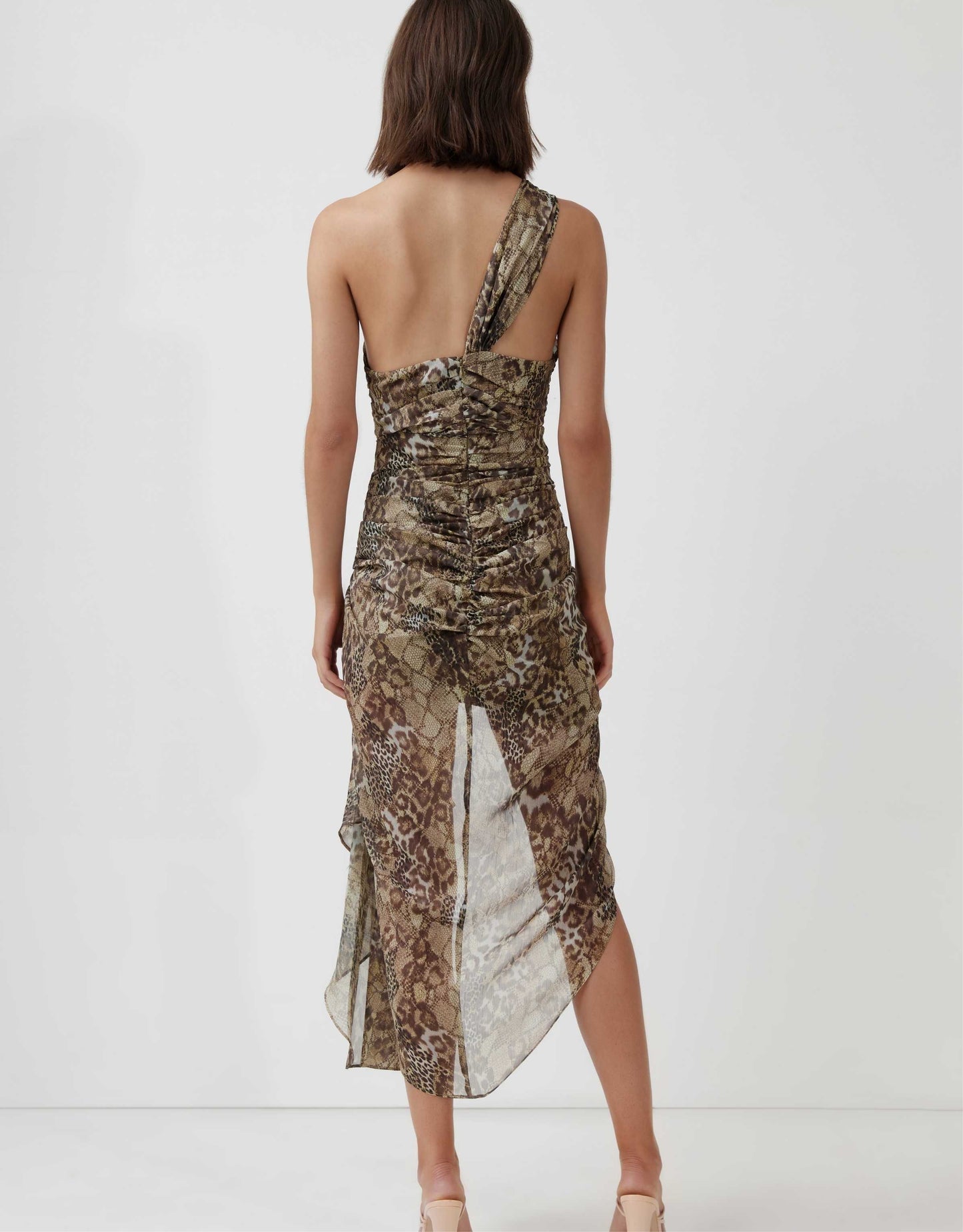 Lexi - Lotus Dress, Wild Olive