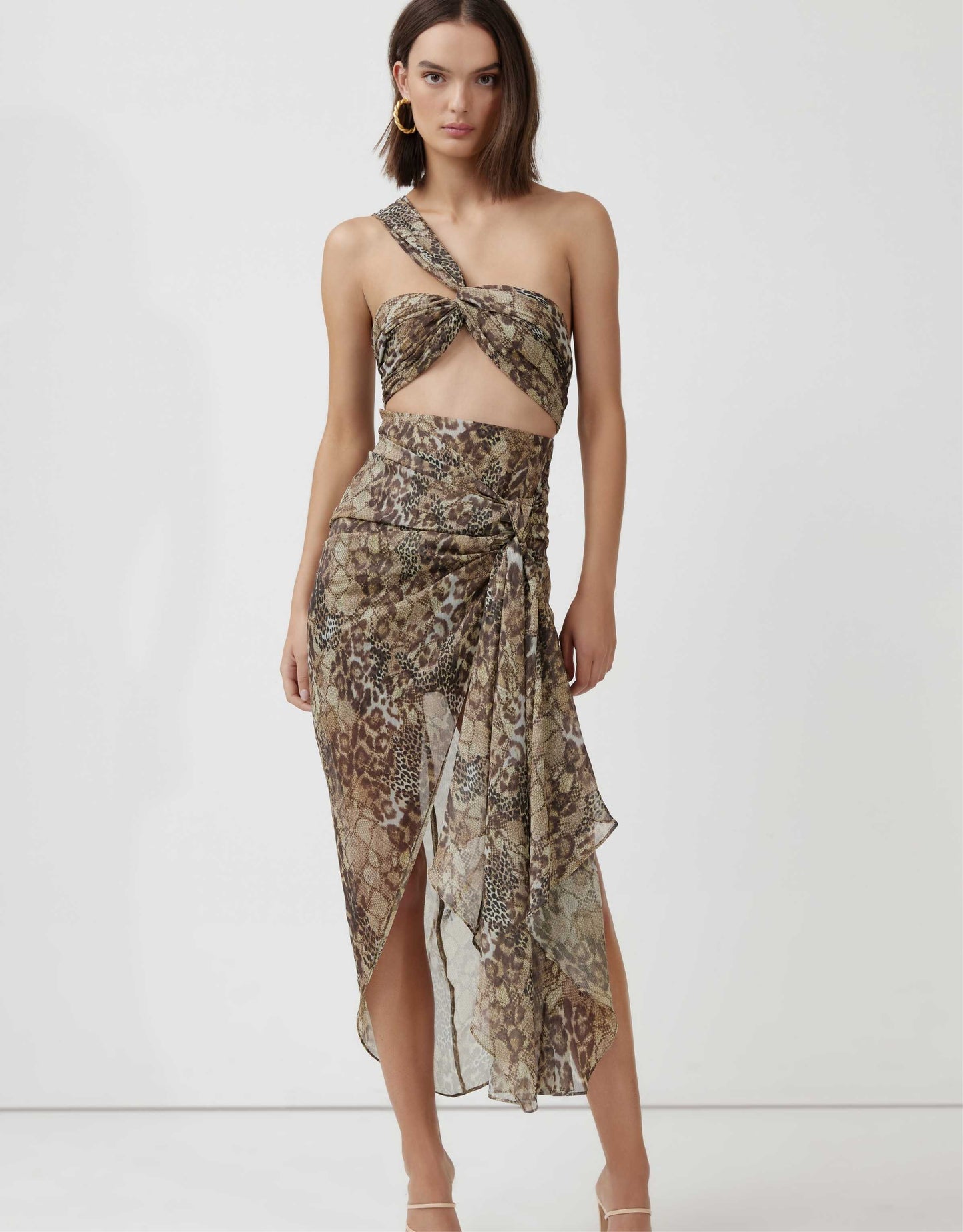 Lexi - Lotus Dress, Wild Olive