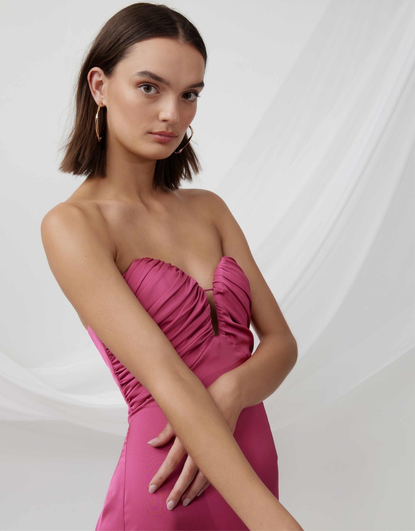 Lexi - Magnolia Dress, Magenta