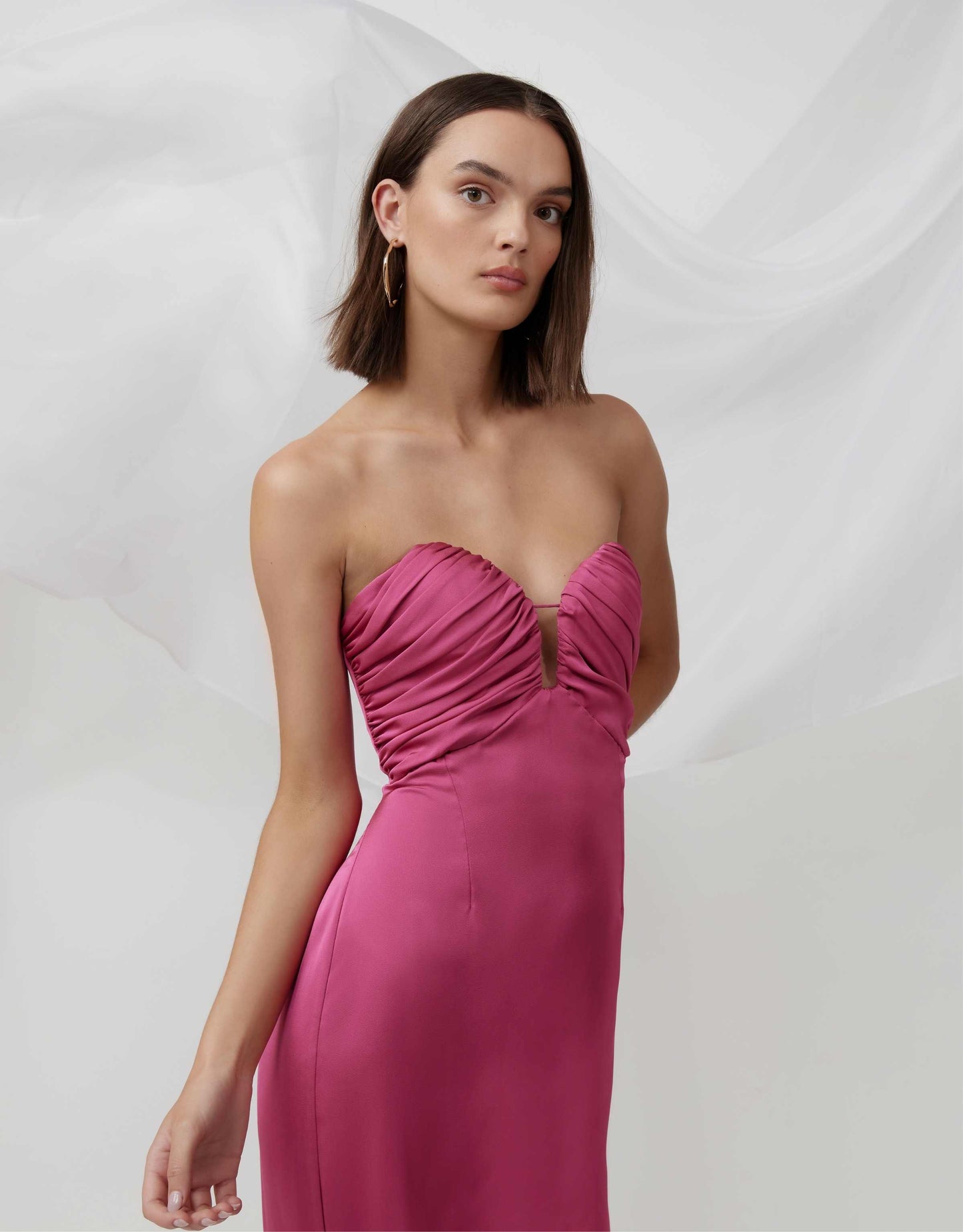 Lexi - Magnolia Dress, Magenta