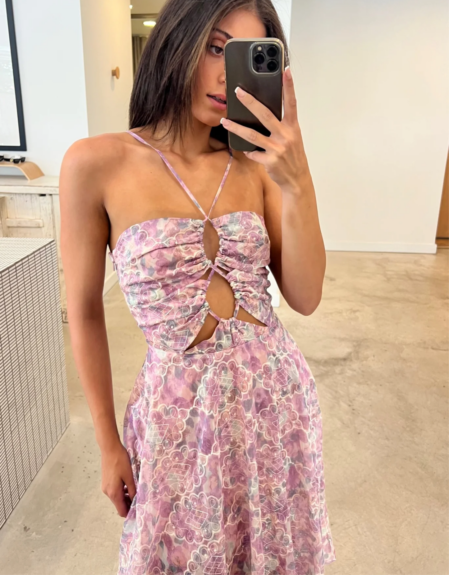 Elliatt - Mirer Dress, Lilac