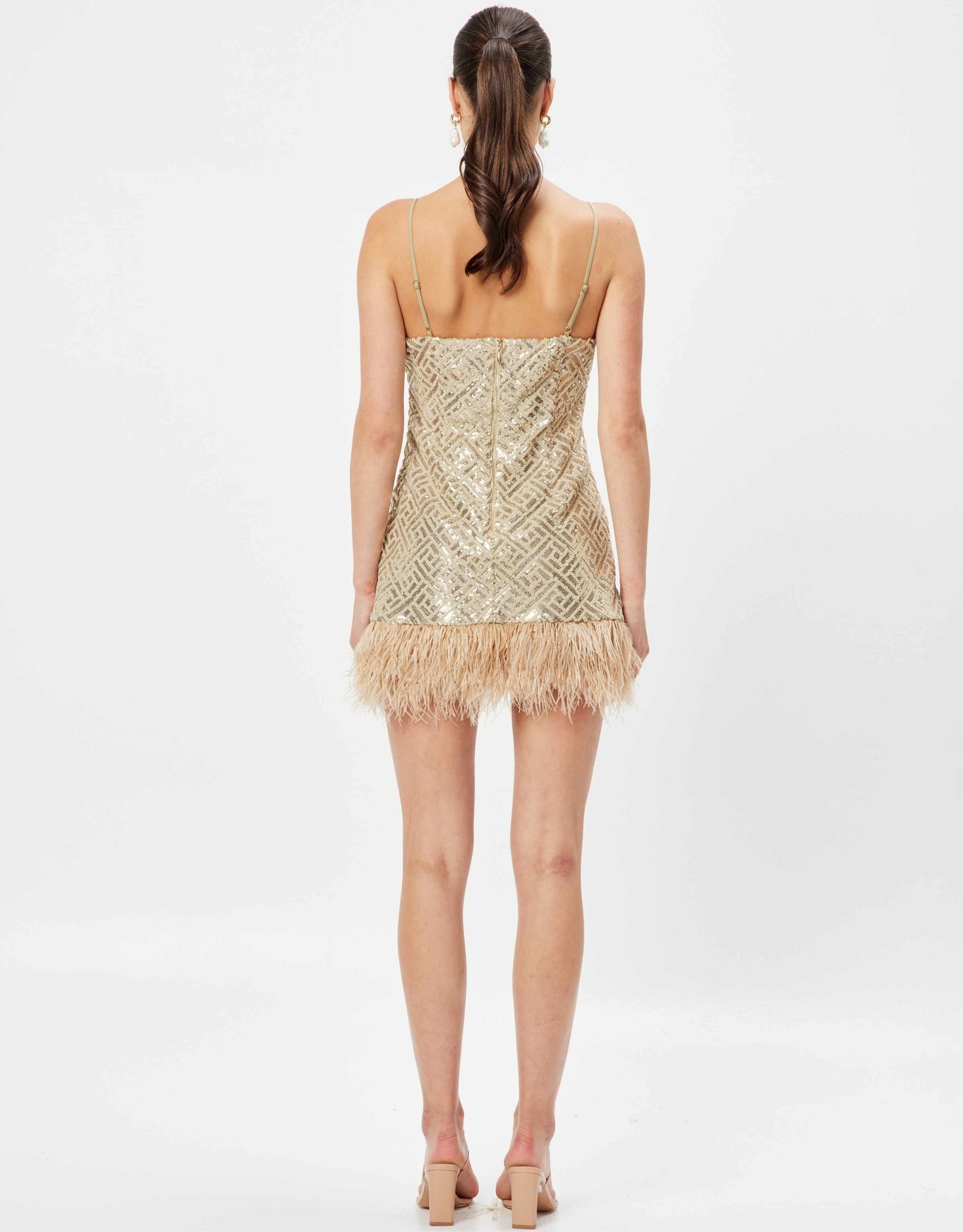 Elliatt - Petrea Mini Dress, Khaki