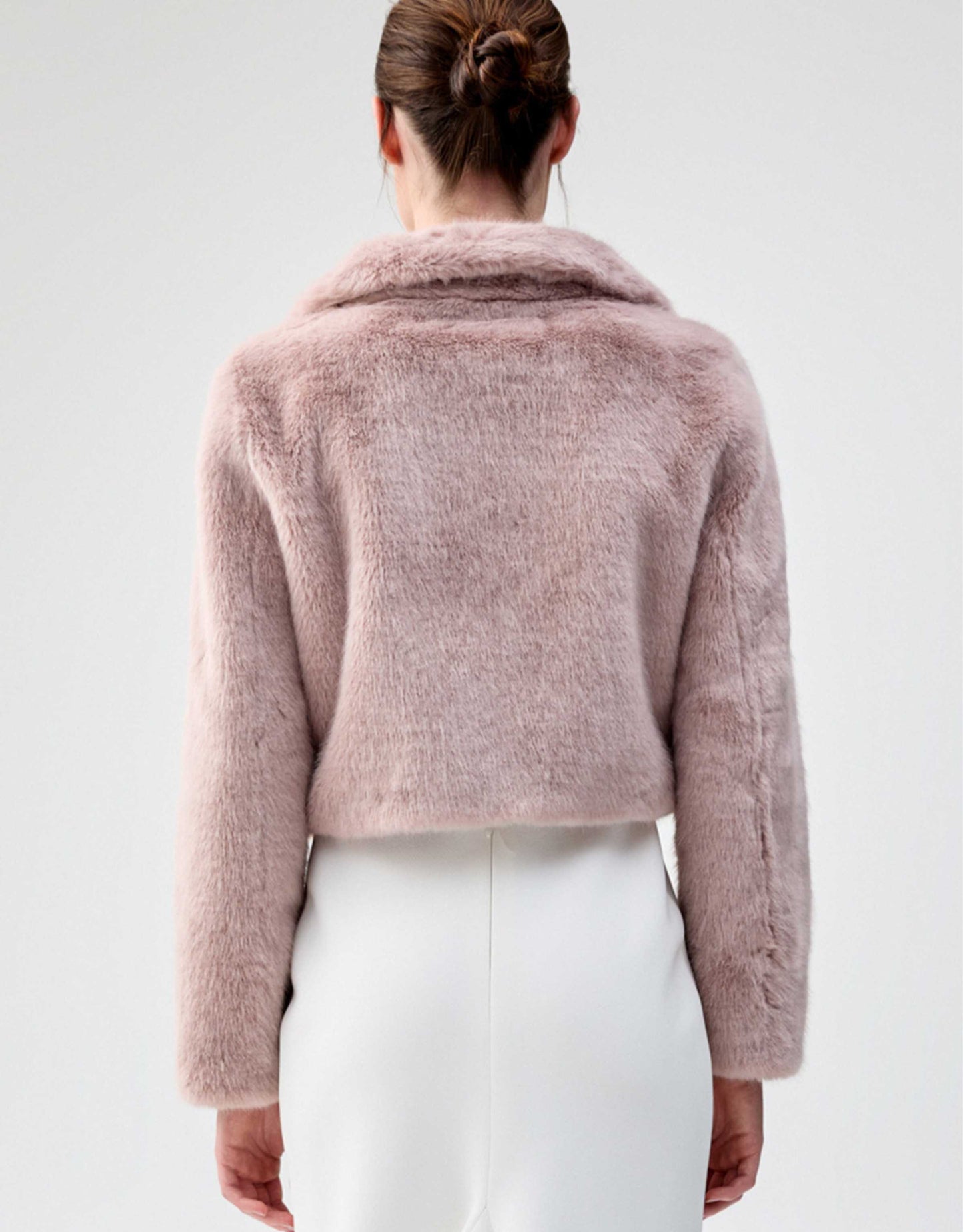 Unreal Fur - Tirage Cropped Jacket, Elderflower
