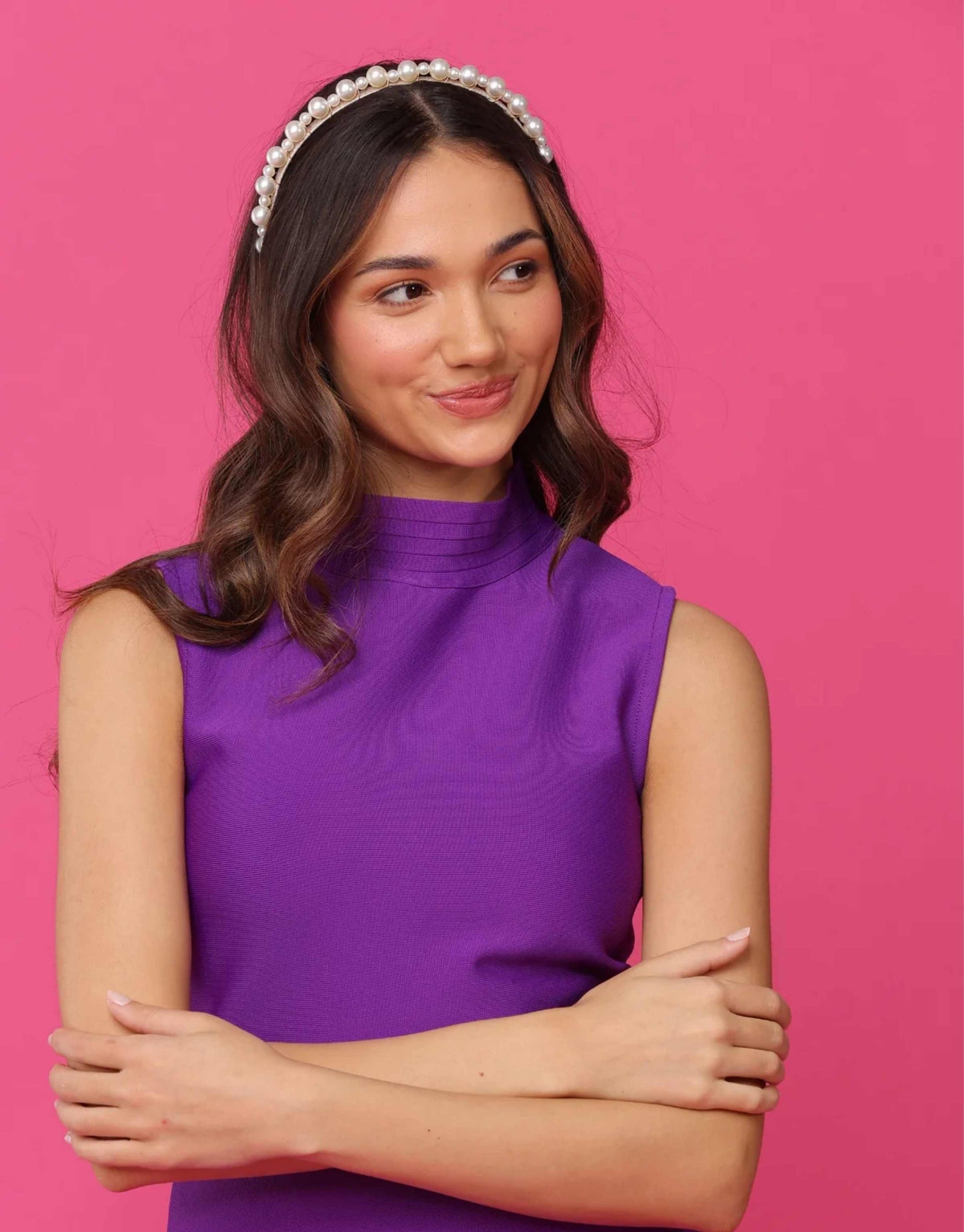 Morgan & Taylor - Perla Headpiece, Pearl