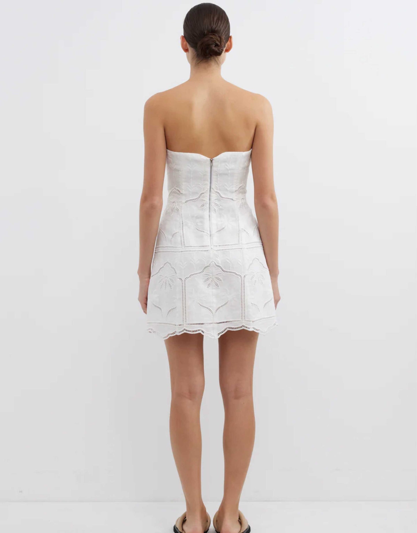 Pasduchas - Bonita Strapless Dress, White