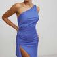 Lexi - Samira Dress, Pacific Blue Diamante Strap