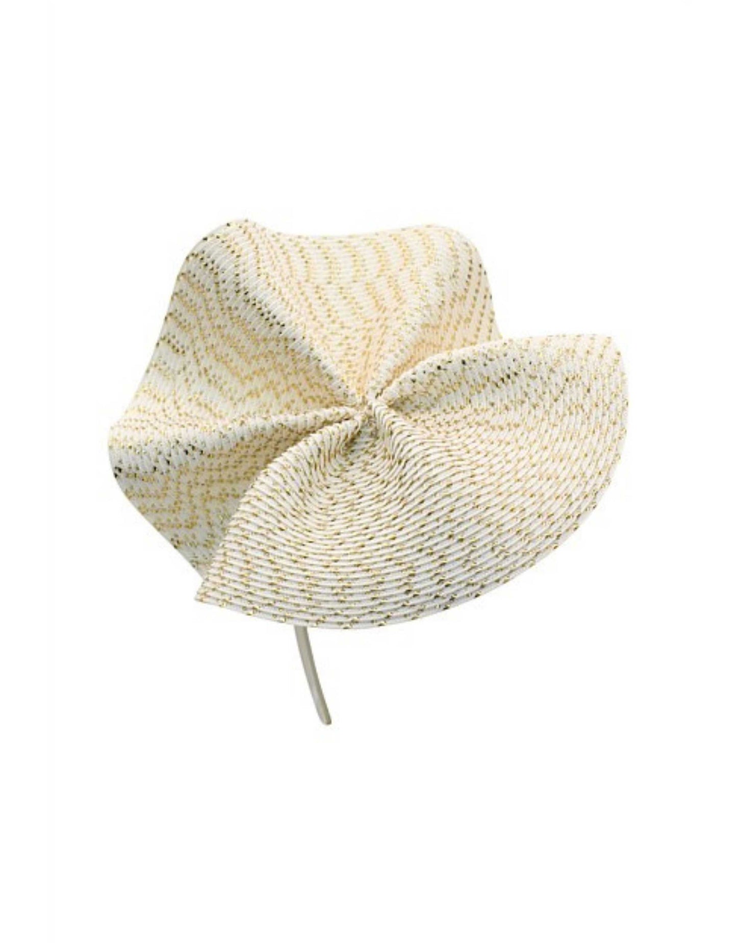 Morgan & Taylor - Zaria Fascinator, Ivory/Gold