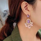 Flower Teardrop Earrings