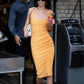Bec & Bridge - Karina Tuck Midi Dress