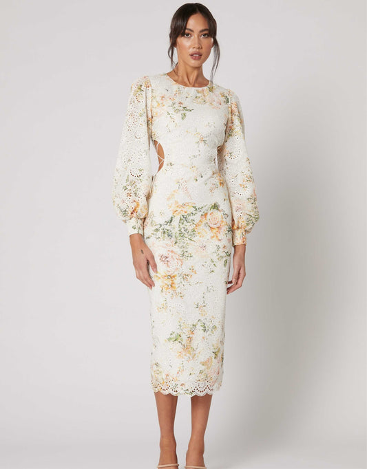 Winona - Lantana Lace Up Midi